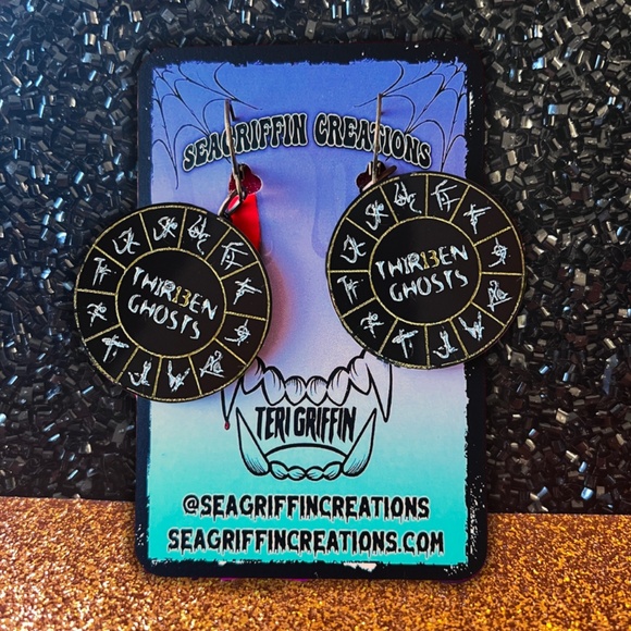 13 Ghosts Earrings - Picture 1 of 3
